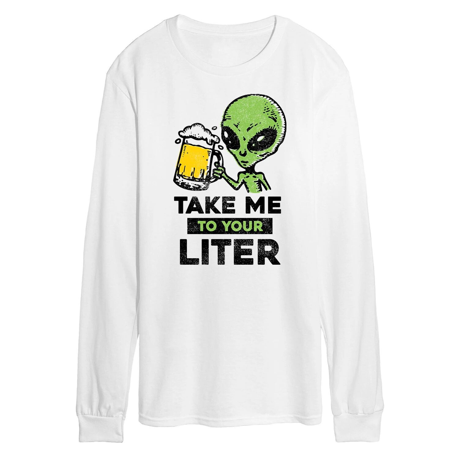 

Мужская футболка Take Me to Your Liter с длинными рукавами Licensed Character