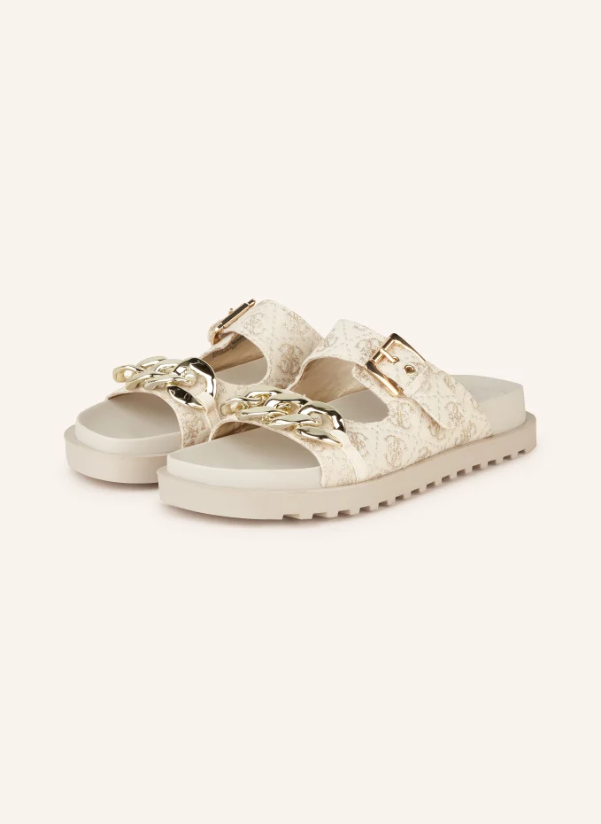 

Мюли fatema из блестящей пряжи Guess, желтый