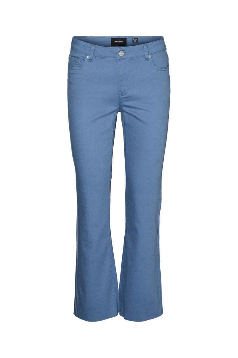 Расклешенные джинсы с карманами Vero Moda, синий цена и фото