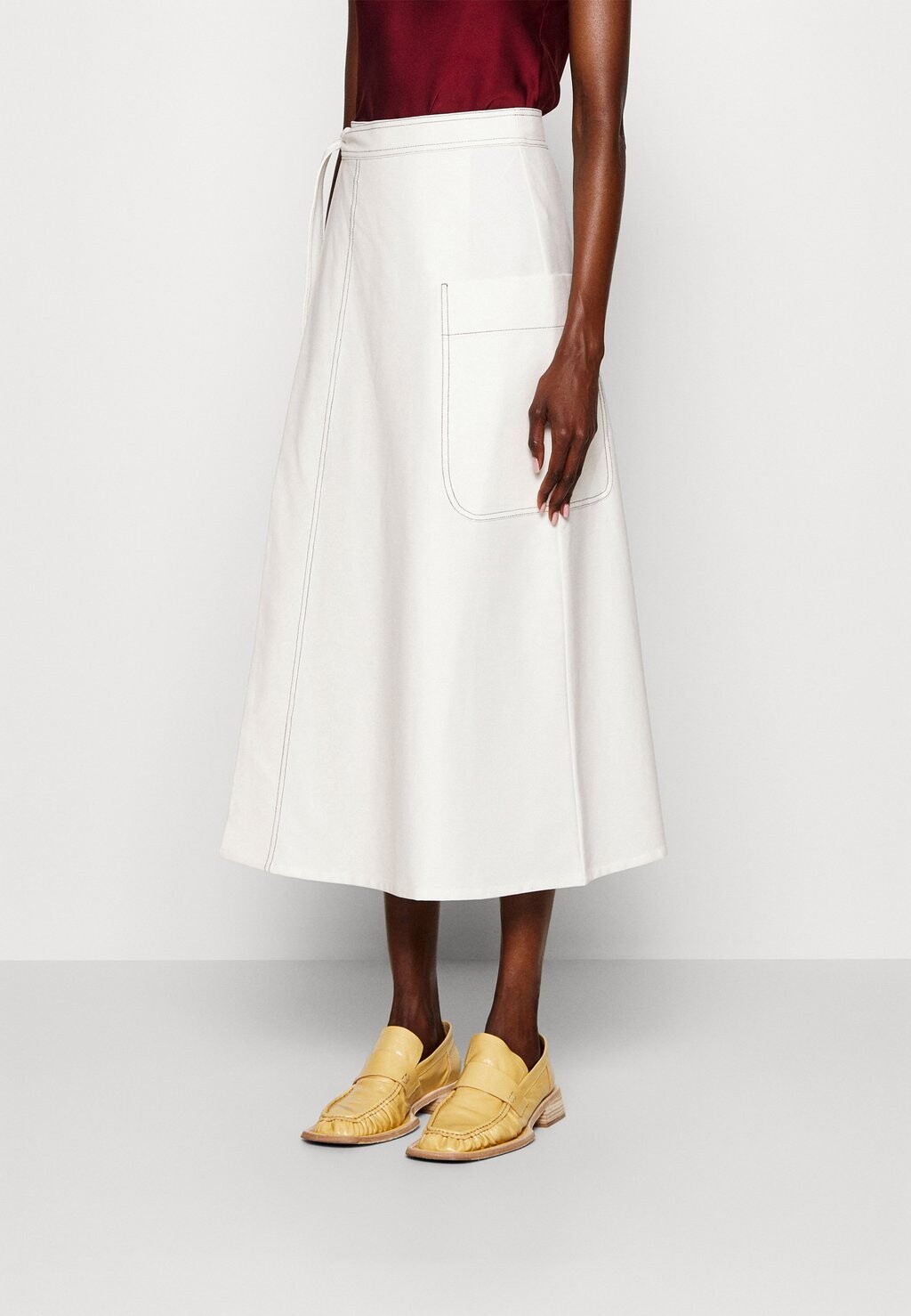 

Юбка в складку Max Mara Leisure, белый