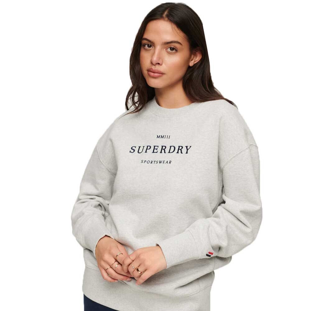 

Толстовка Superdry Code Heraldry, серый