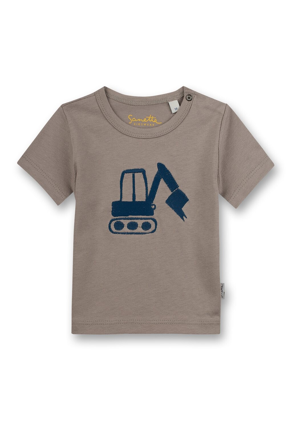 

Футболка с принтом LITTLE BUILDER Sanetta Kidswear, цвет grau