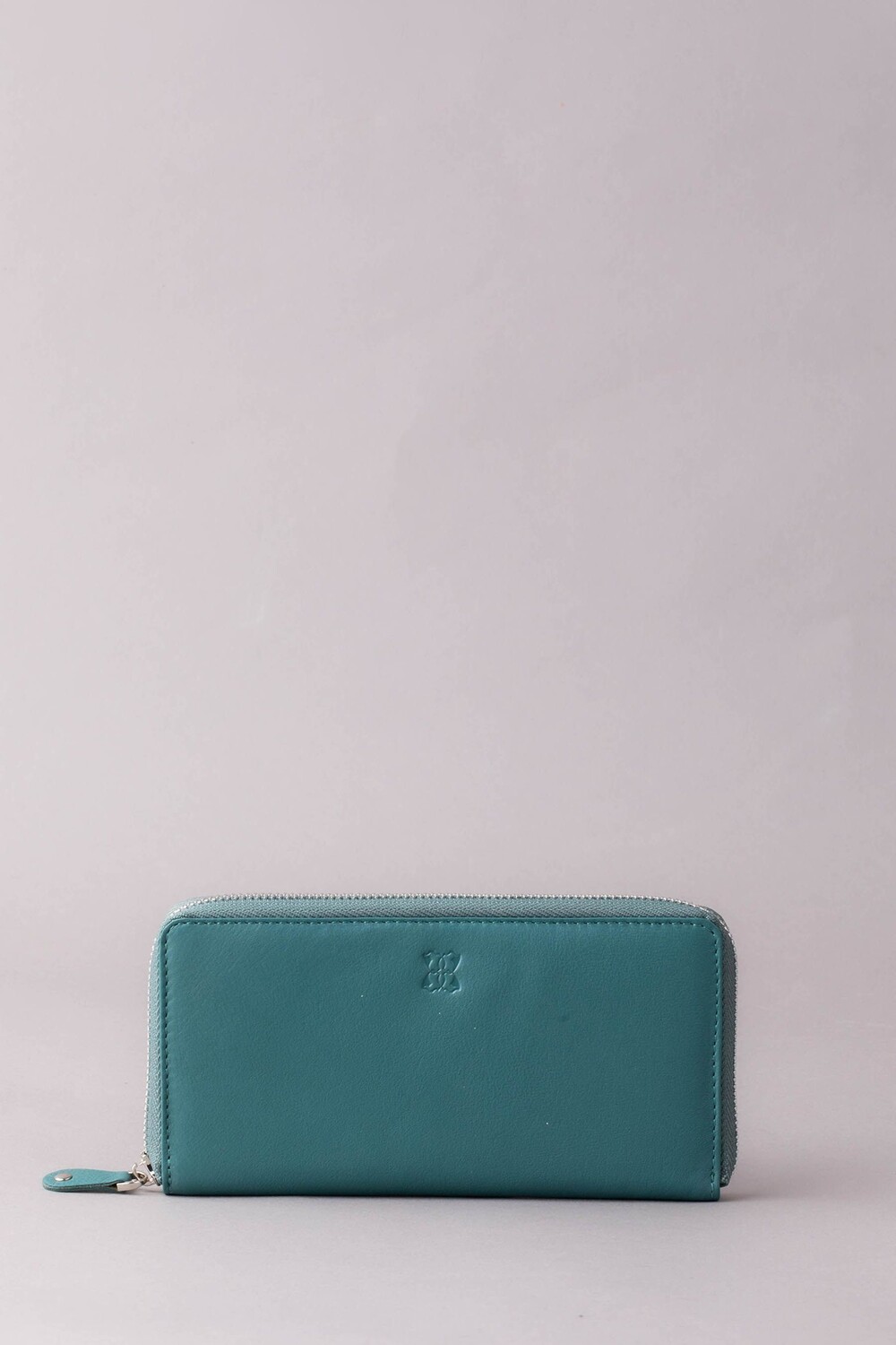 

Большой кожаный кошелек на молнии Lakeland Leather, зеленый