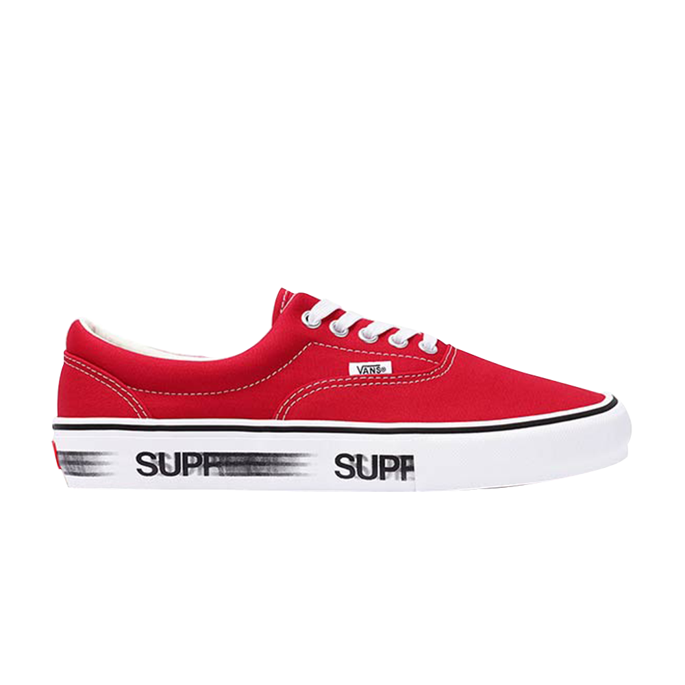 Кроссовки Supreme x Era Pro Vans, красный supreme fist skateboard deck red