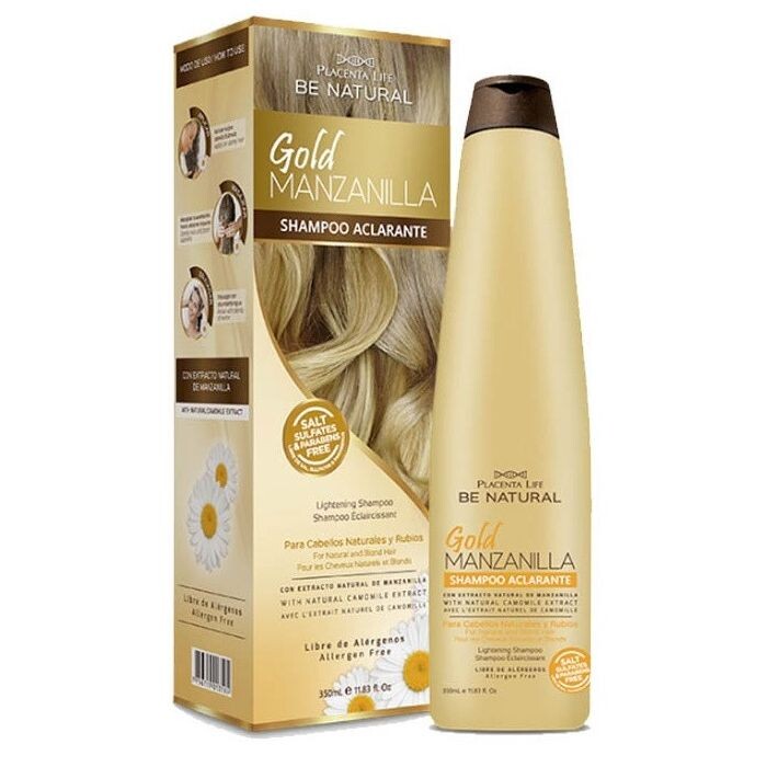 

Шампунь Champú Aclarante Gold Manzanilla Be Natural, 350 ml