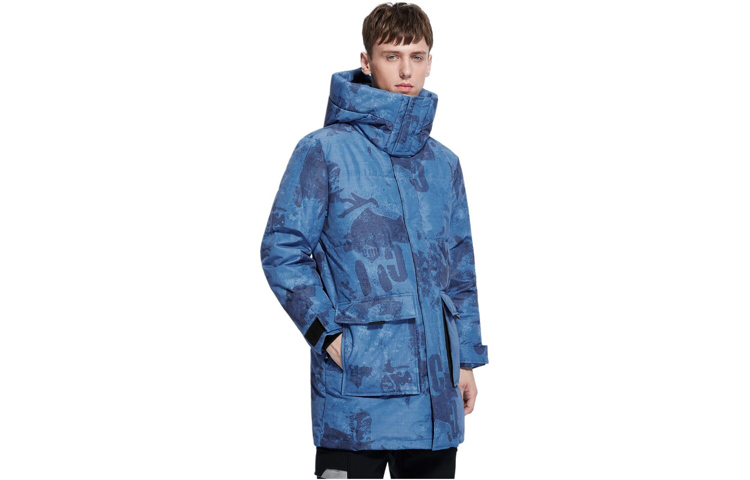 

Пуховик мужской Camel, цвет Marine Blue