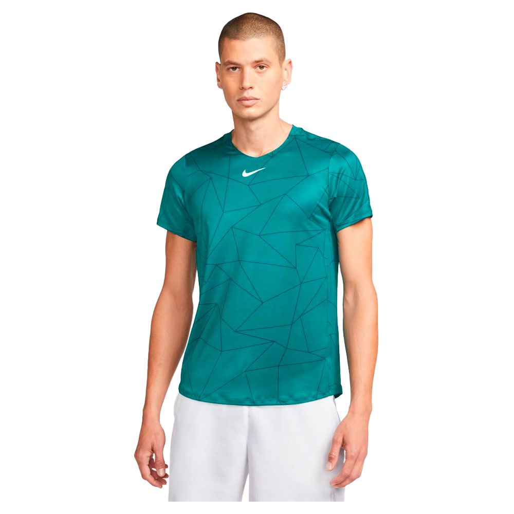 Футболка Nike Court Dri Fit Advantage Printed, зеленый