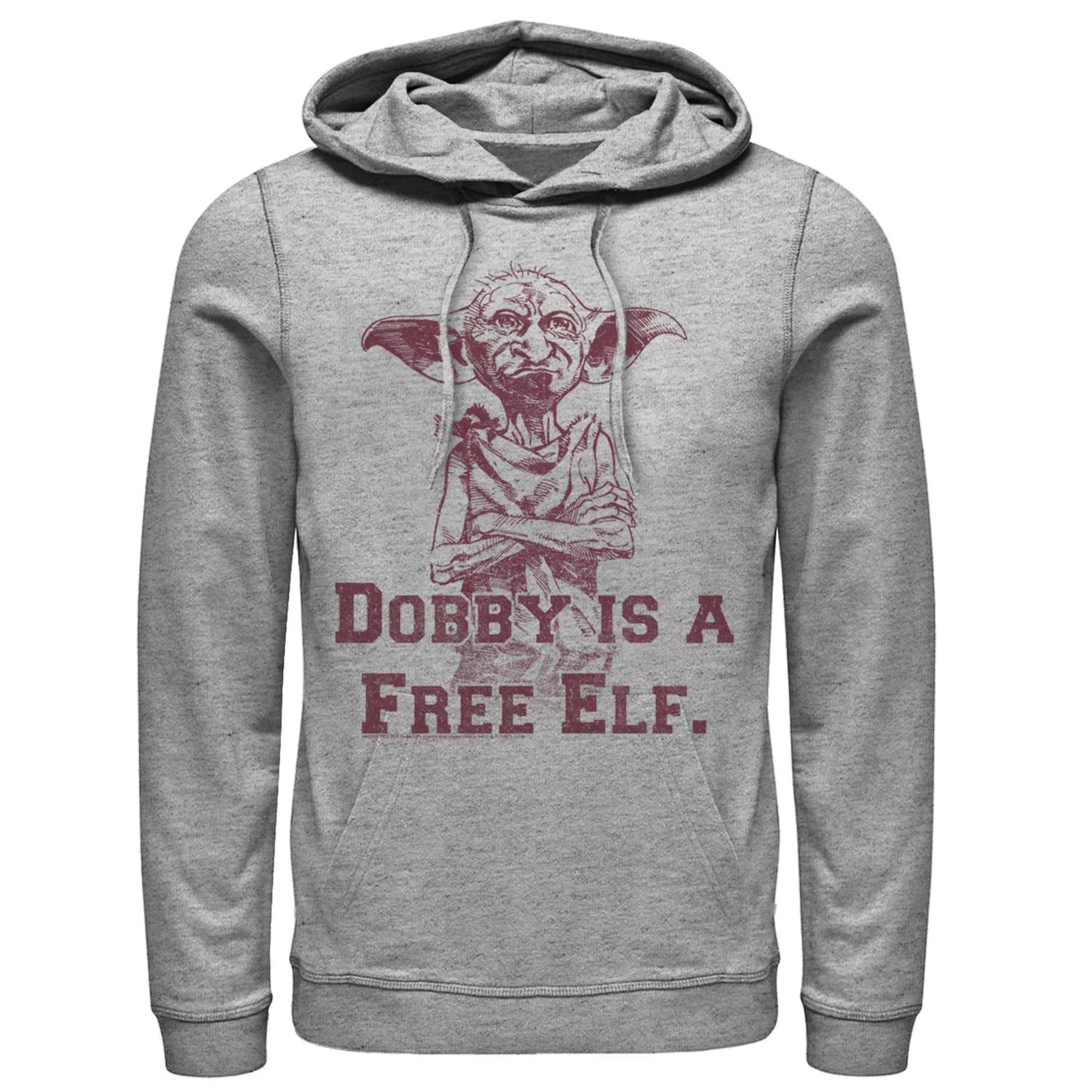 Мужской пуловер с капюшоном Dobby Is Free Elf Sketch Harry Potter сумка шоппер harry potter dobby is free