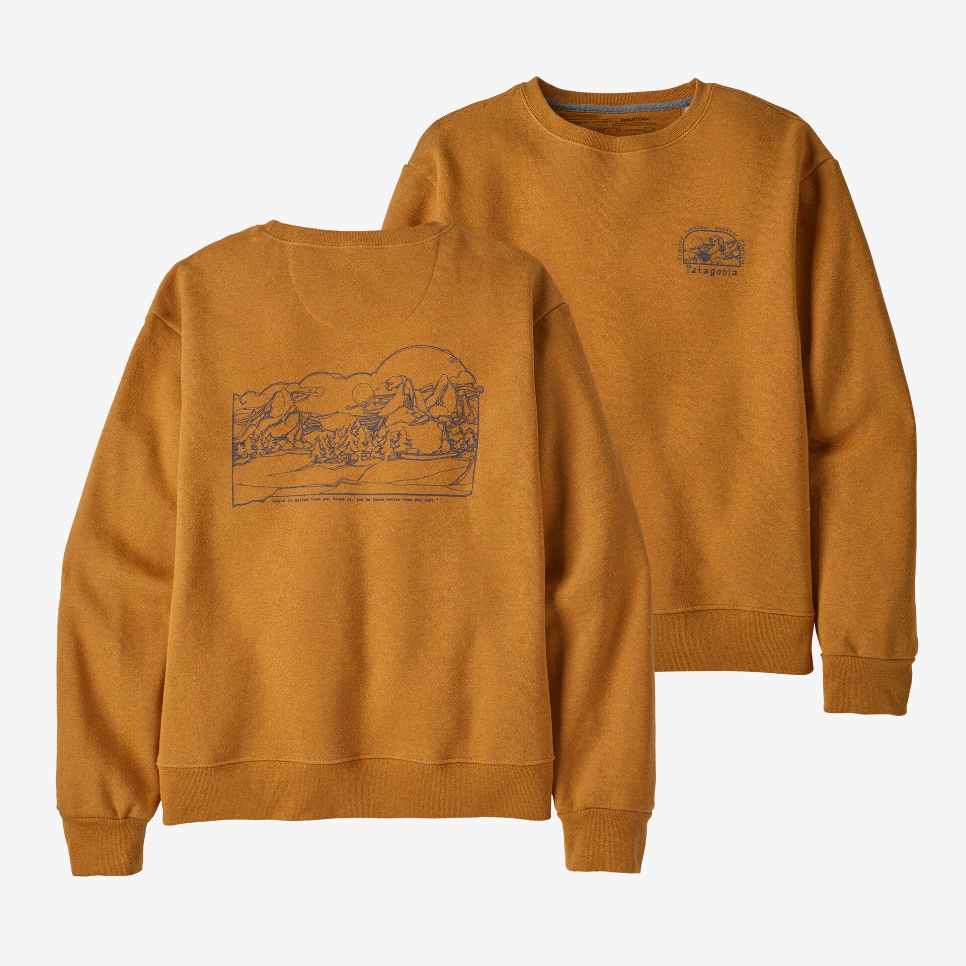 

Женская толстовка Lost and Found Uprisal Crew Patagonia, цвет Dried Mango