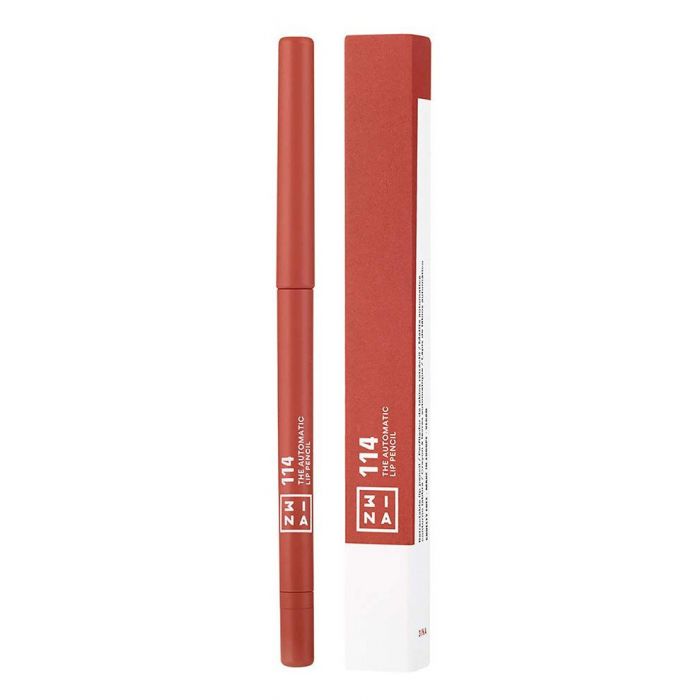 цена Карандаш для губ Perfilador de Labios The Automatic Lip Pencil 3Ina, 250 Rojo Oscuro