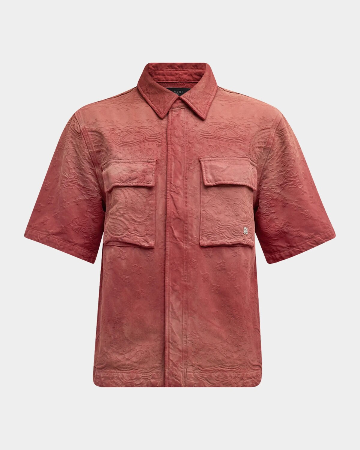 

Мужская жаккардовая рубашка-бандана Camp Amiri, цвет Sun Dried Tomato