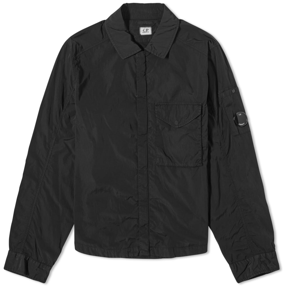 C.P. Company Куртка Chrome-R на молнии, черный куртка рубашка c p company chrome r pocket черный