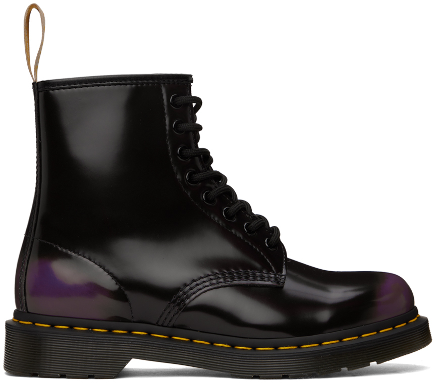 Черно-фиолетовые ботинки 1460 Dr. Martens
