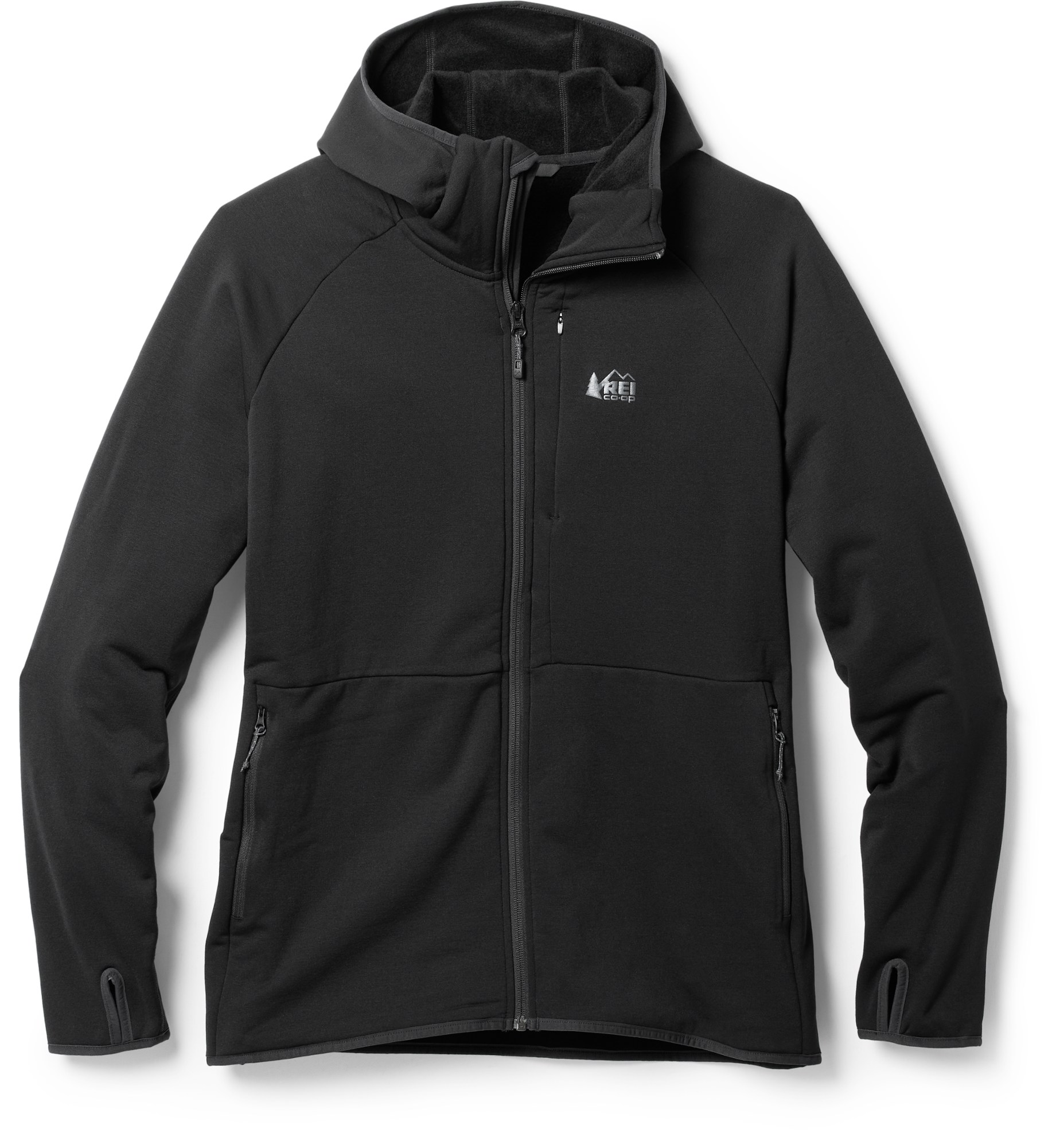 Флисовая куртка Hyperaxis 2.0 — женские размеры больших размеров REI Co-op, черный цена и фото
