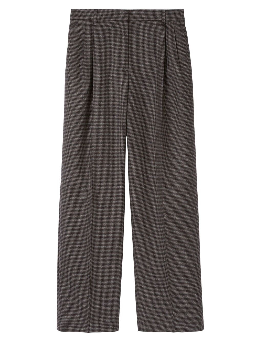 

Брюки Gaelle из шерсти Puppytooth Burberry, серый