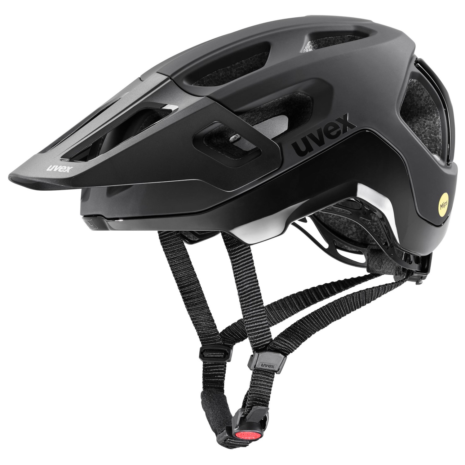 велосипедный шлем uvex true cc цвет euphoria black matt Велосипедный шлем Uvex React MIPS, цвет Black Matt