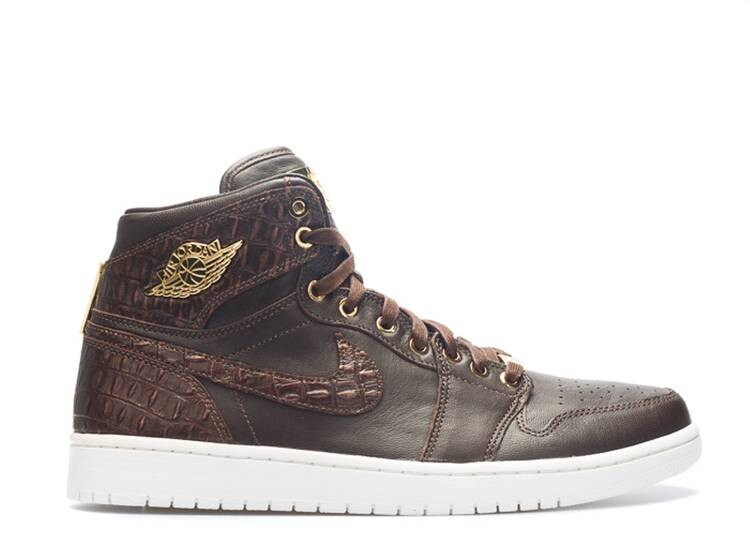 

Кроссовки AIR JORDAN 1 RETRO HIGH OG PINNACLE 'CROC', коричневый