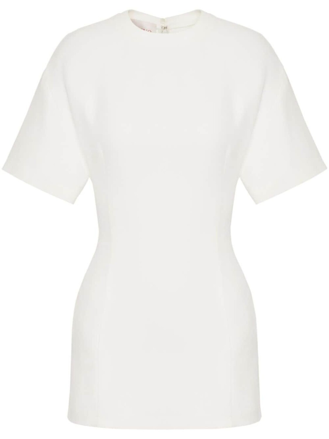 

Valentino Garavani платье мини Crepe Couture с короткими рукавами, белый