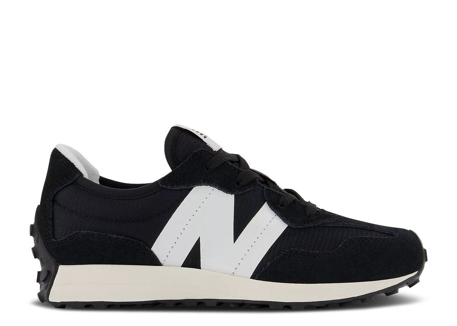 

Кроссовки New Balance 327 Little Kid 'Black White', черный