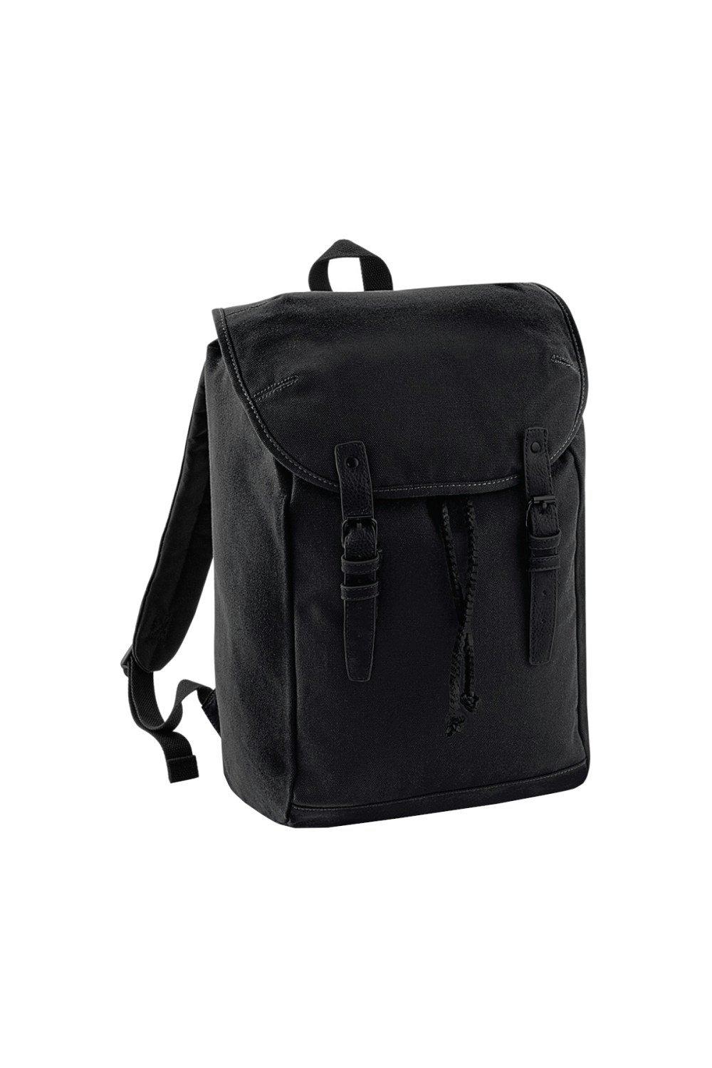 Винтажный рюкзак-рюкзак Quadra, черный