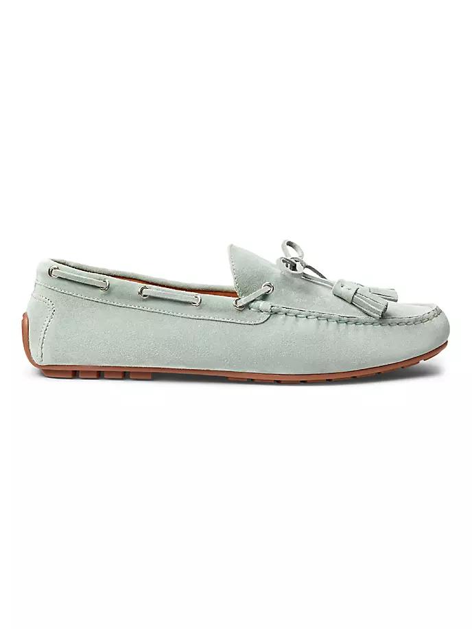 

Замшевые лоферы Harold с кисточками Polo Ralph Lauren, цвет sage