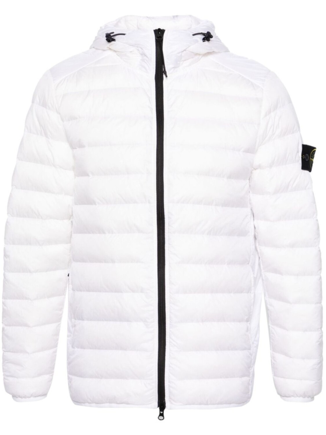 

Стеганая куртка с нашивкой Compass Stone Island, белый