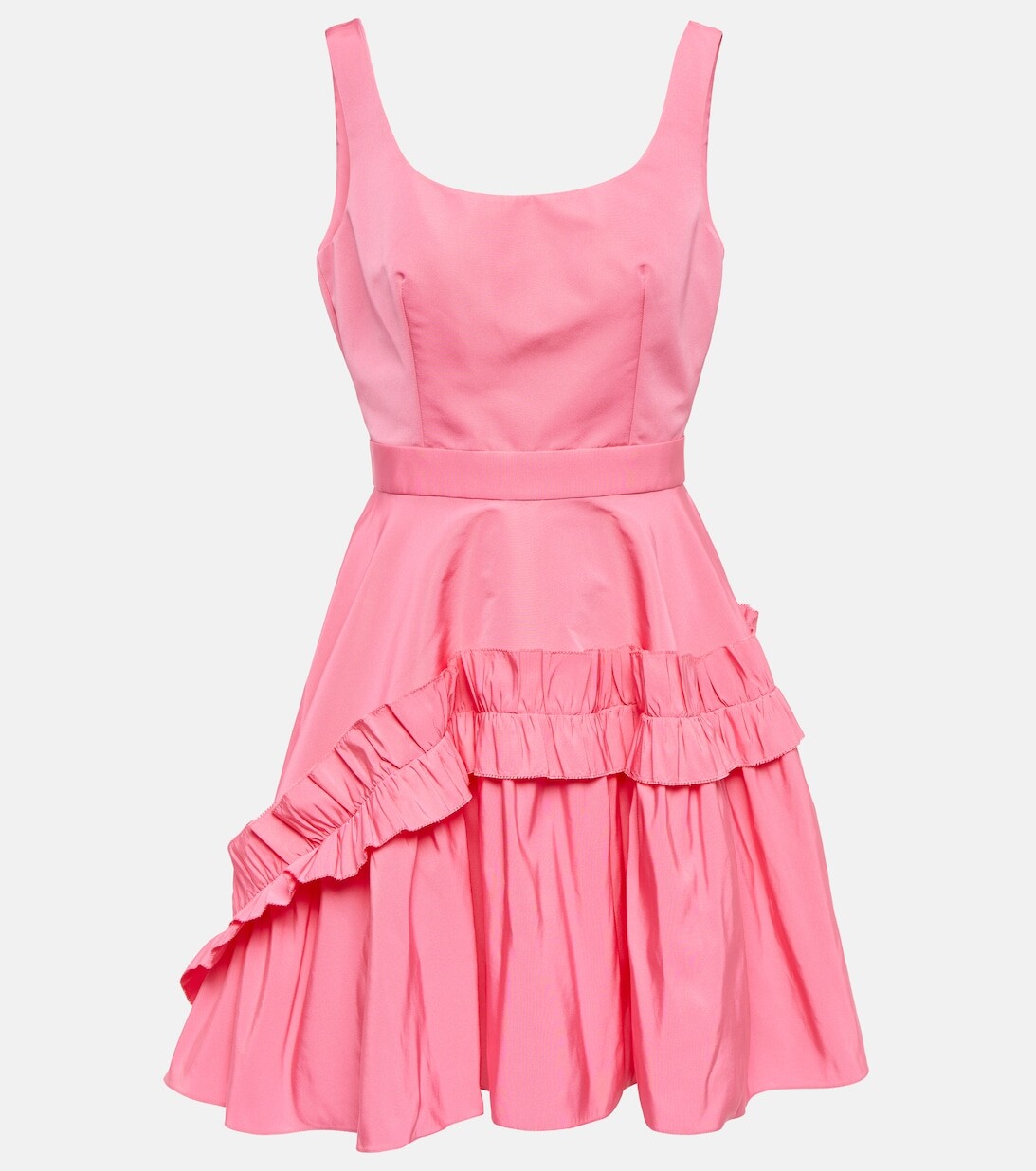 

Мини-платье с рюшами ALEXANDER MCQUEEN, розовый