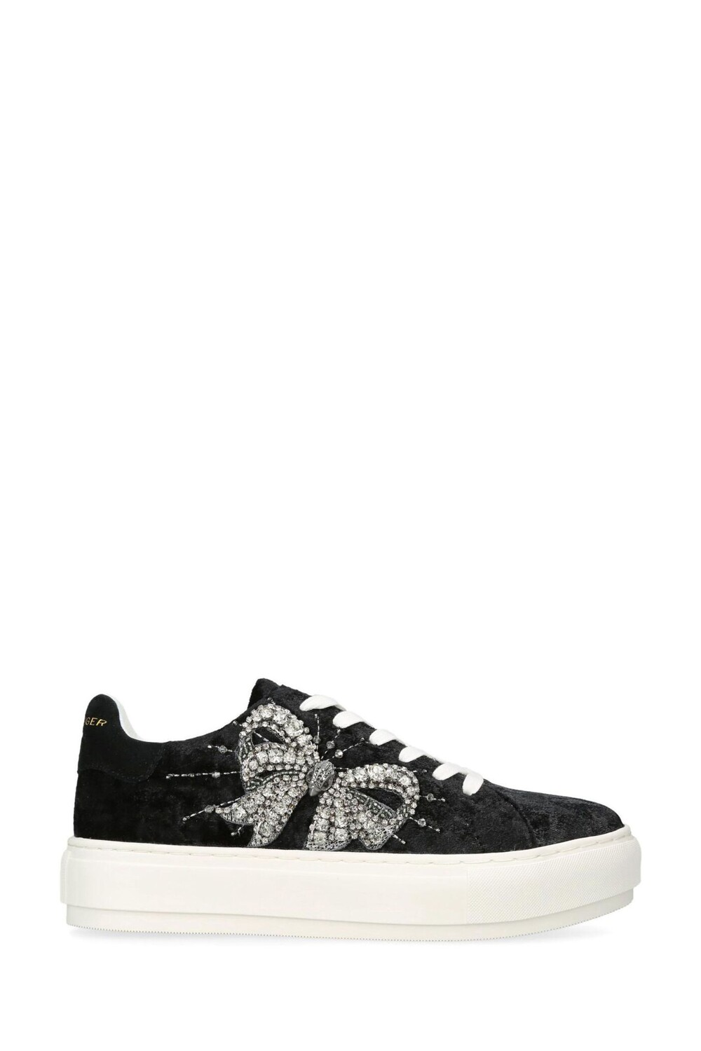 

Черные кроссовки Laney с бантом Kurt Geiger London, черный
