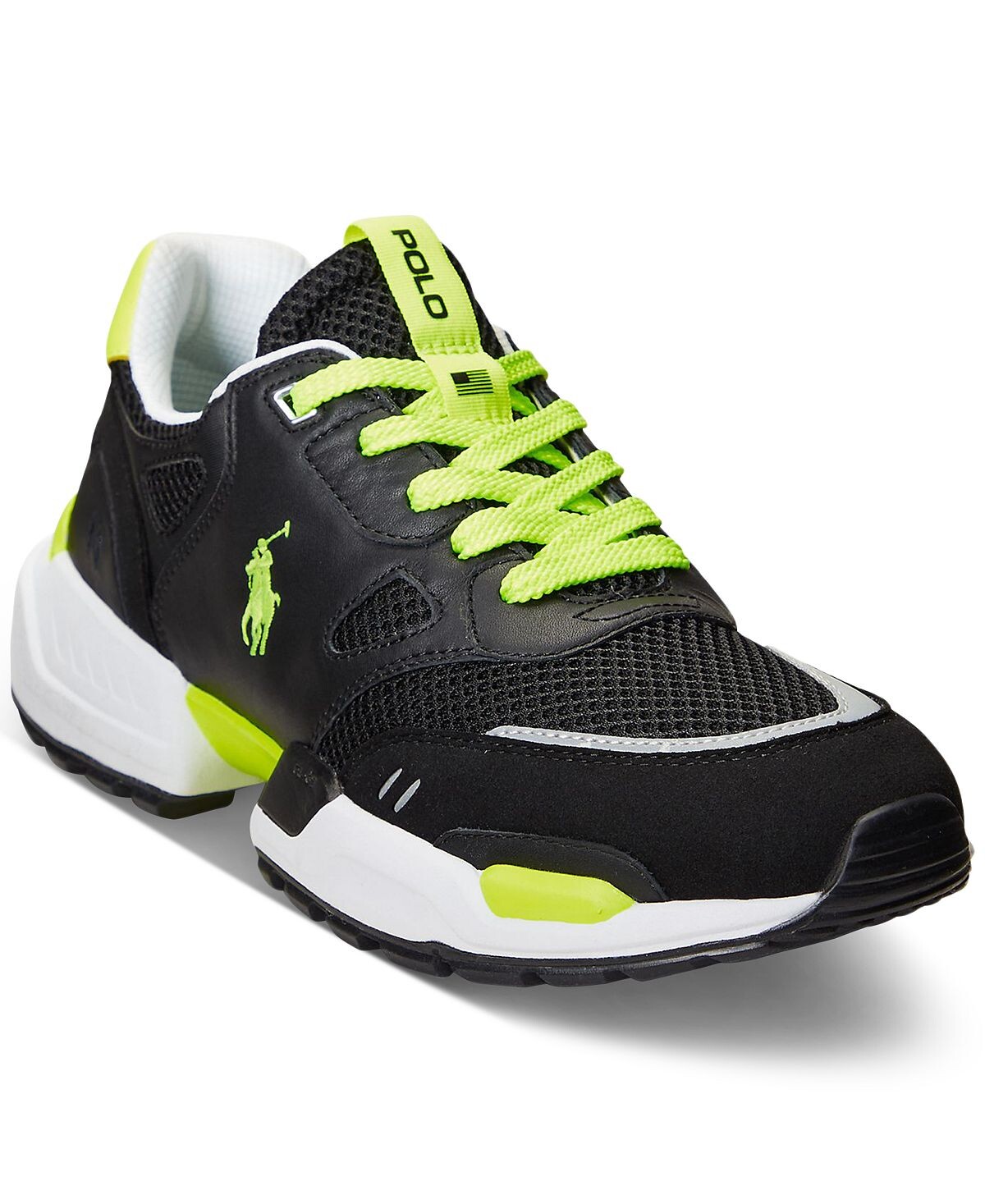 

Мужские кроссовки Jogger из замши и сетки Polo Ralph Lauren