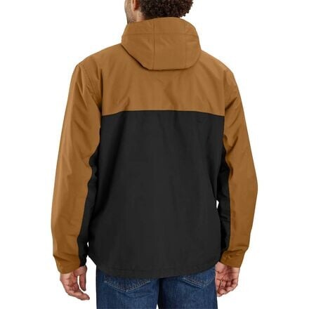 

Складная куртка Storm Defender свободного кроя LW мужская Carhartt, цвет Carhartt Brown/Black