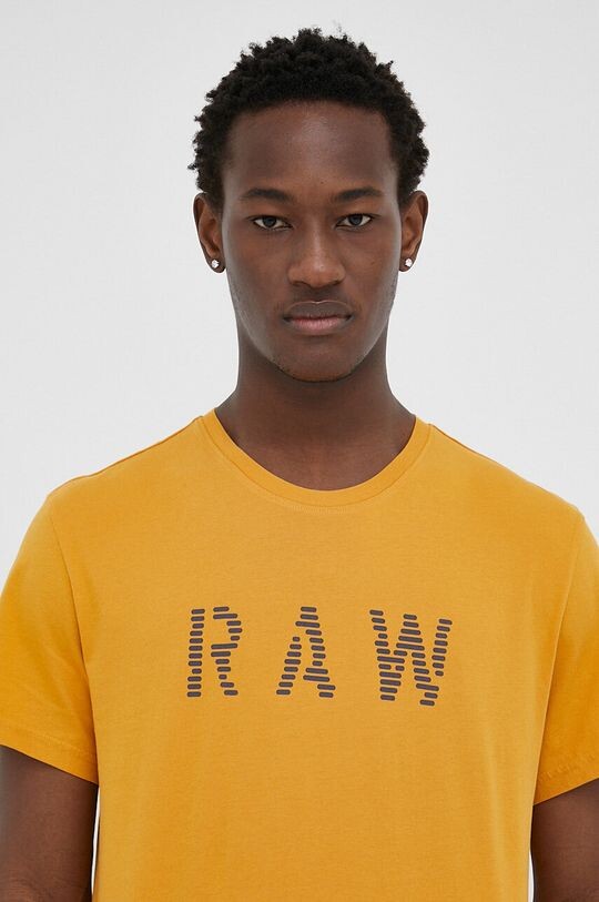 

Футболка G-Star из необработанного хлопка G-Star Raw, желтый