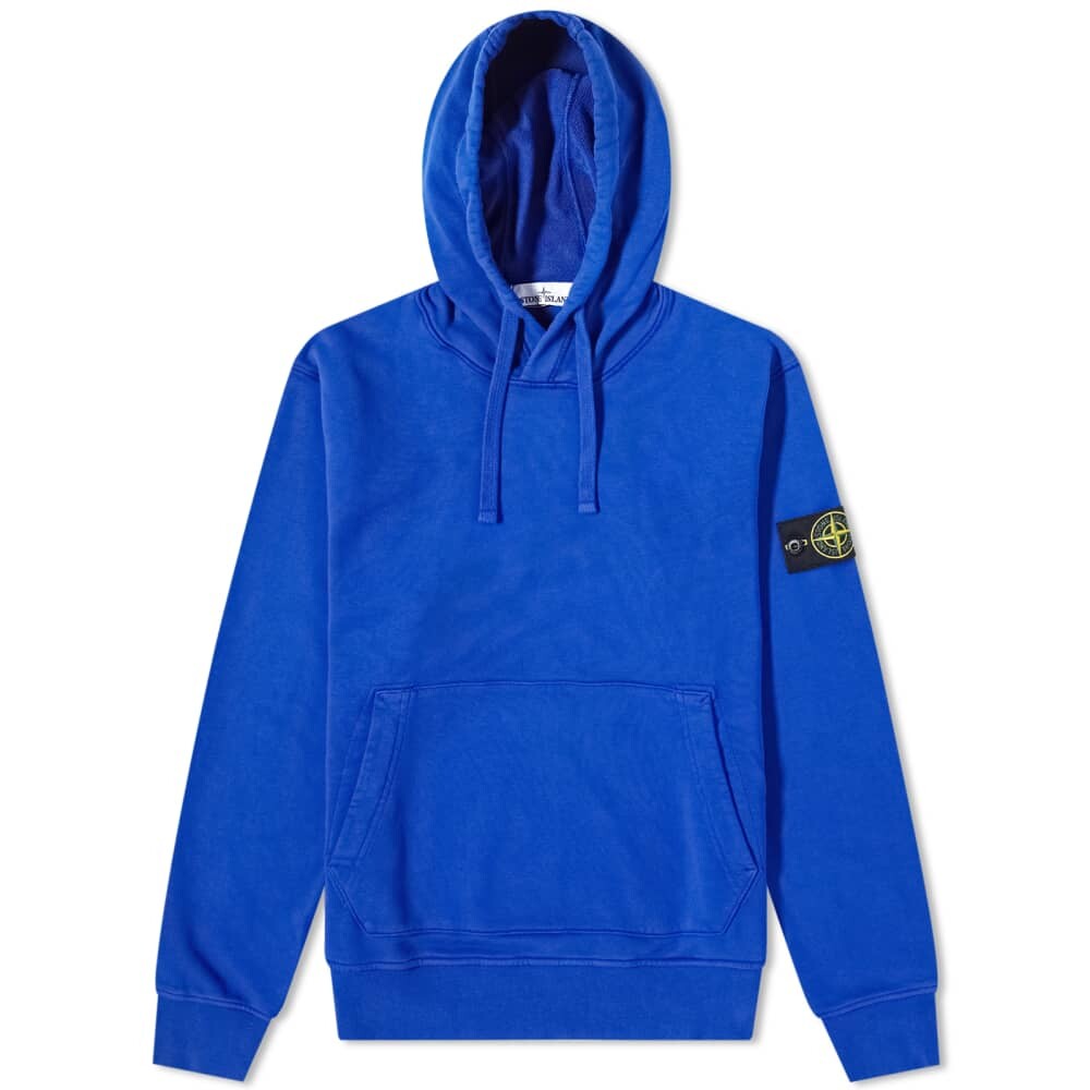 

Толстовка Popover Stone Island, окрашенная в одежде