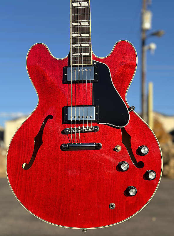 Электрогитара Gibson ES-345 2023 60s Cherry New Unplayed Auth Dlr 7lb 12oz #079