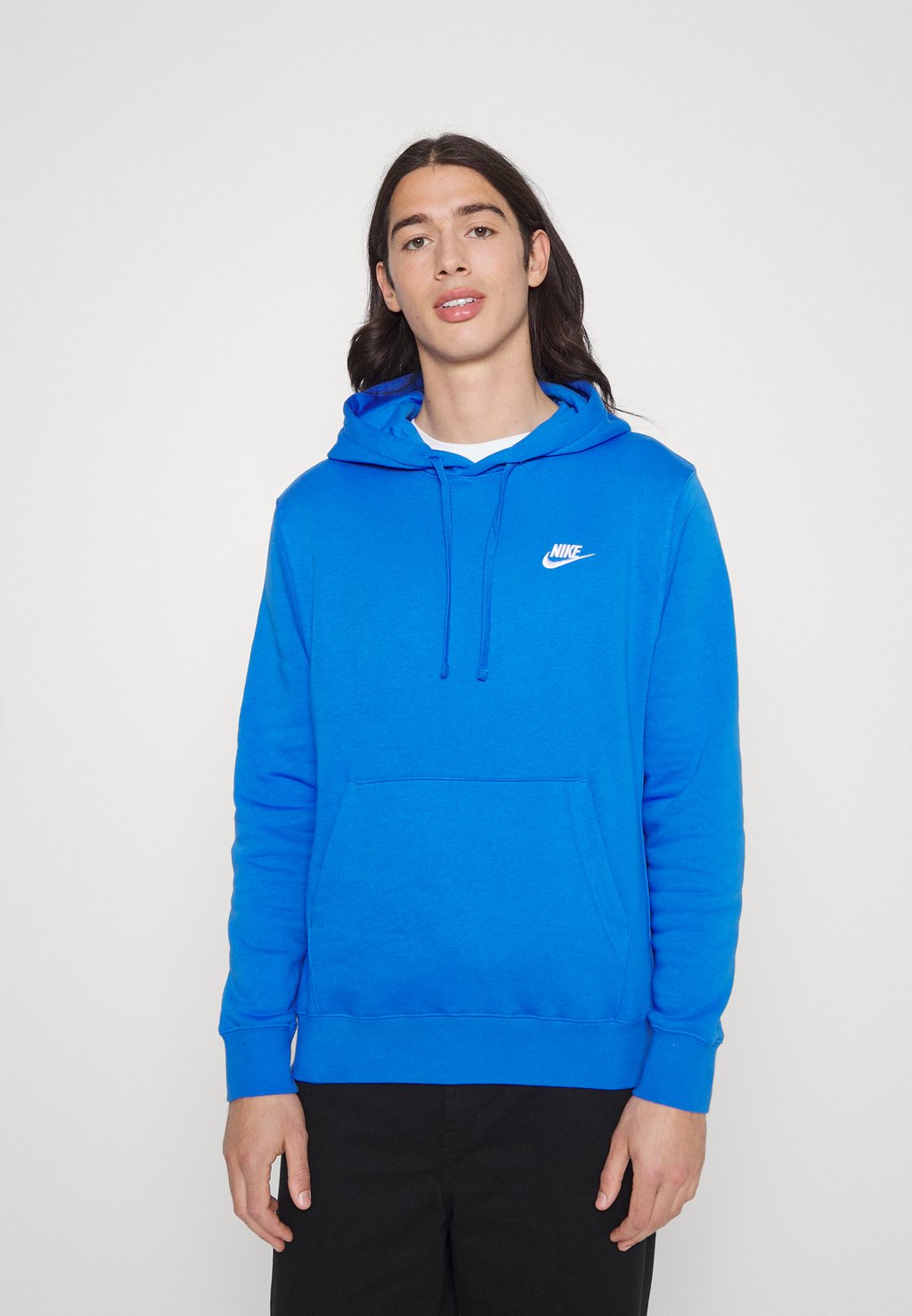 

Толстовка CLUB HOODIE Nike, сигнально-синий/сигнально-синий/белый