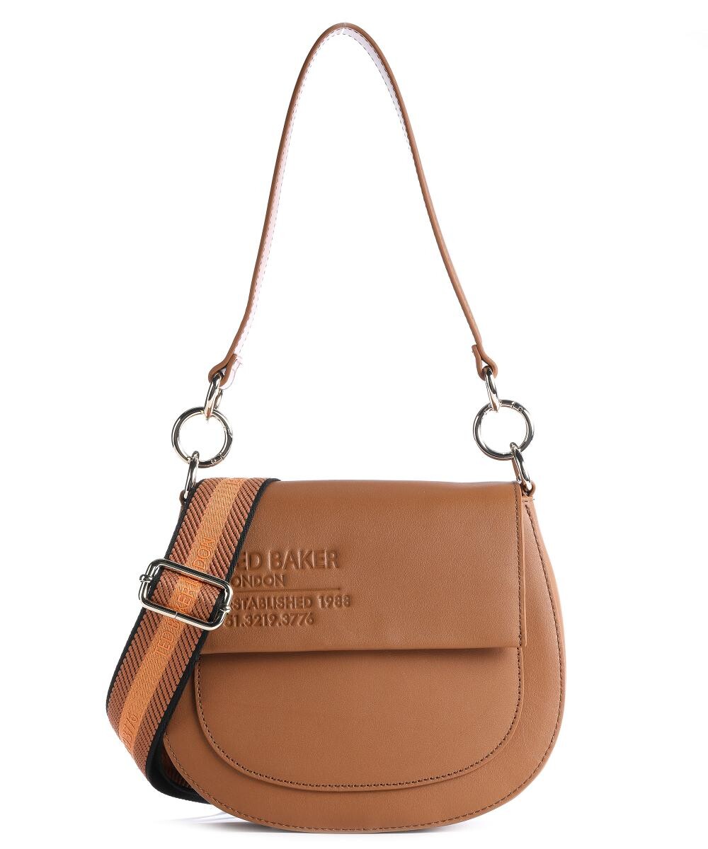 

Сумка через плечо Darcell из мелкозернистой яловой кожи. Ted Baker, коричневый