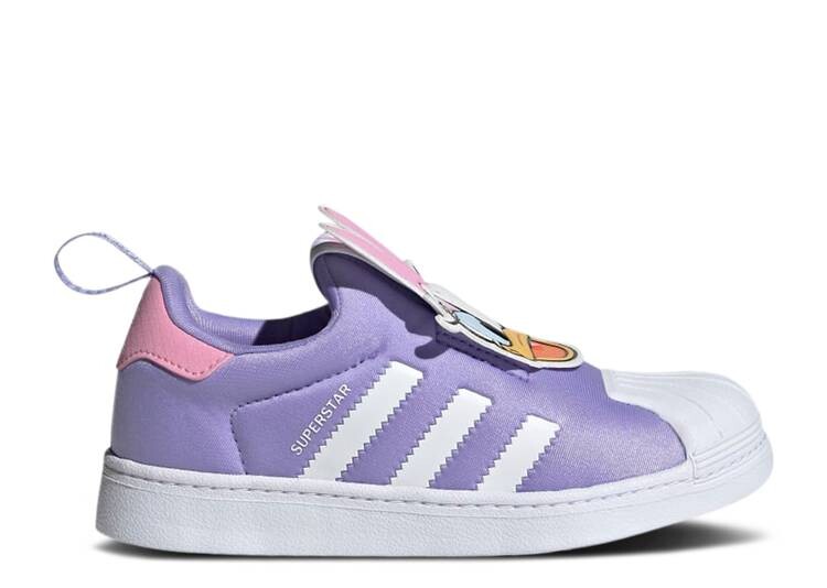 

Кроссовки Adidas DISNEY X SUPERSTAR 360 LITTLE KID 'DAISY DUCK', белый
