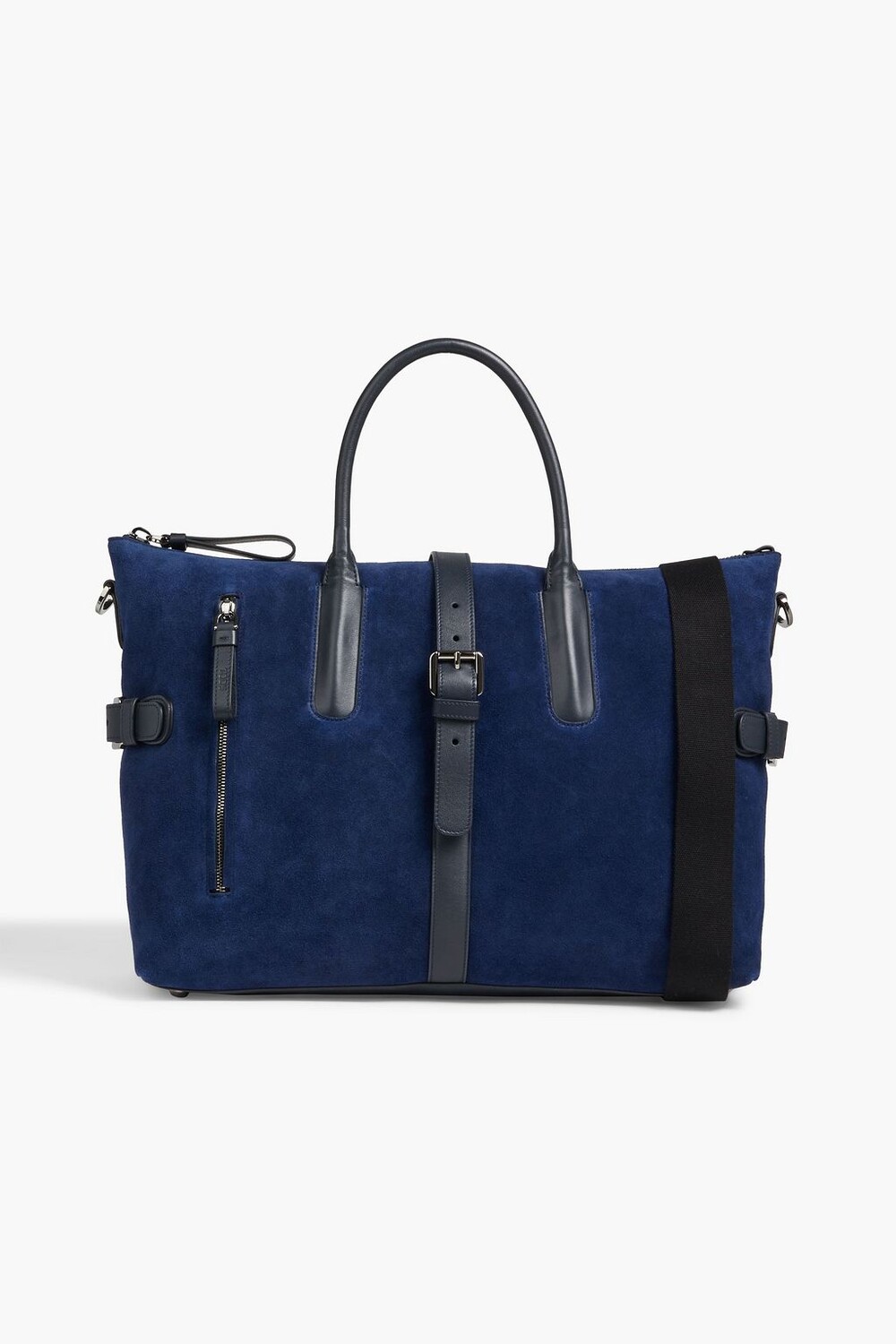 

Замшевая сумка выходного дня с кожаной отделкой TOD'S, индиго