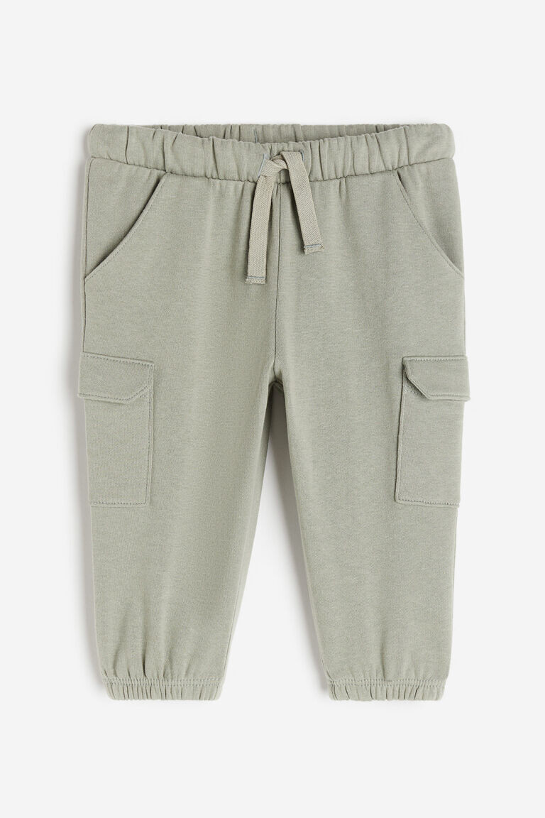 

Хлопковые джоггеры H&M, хаки