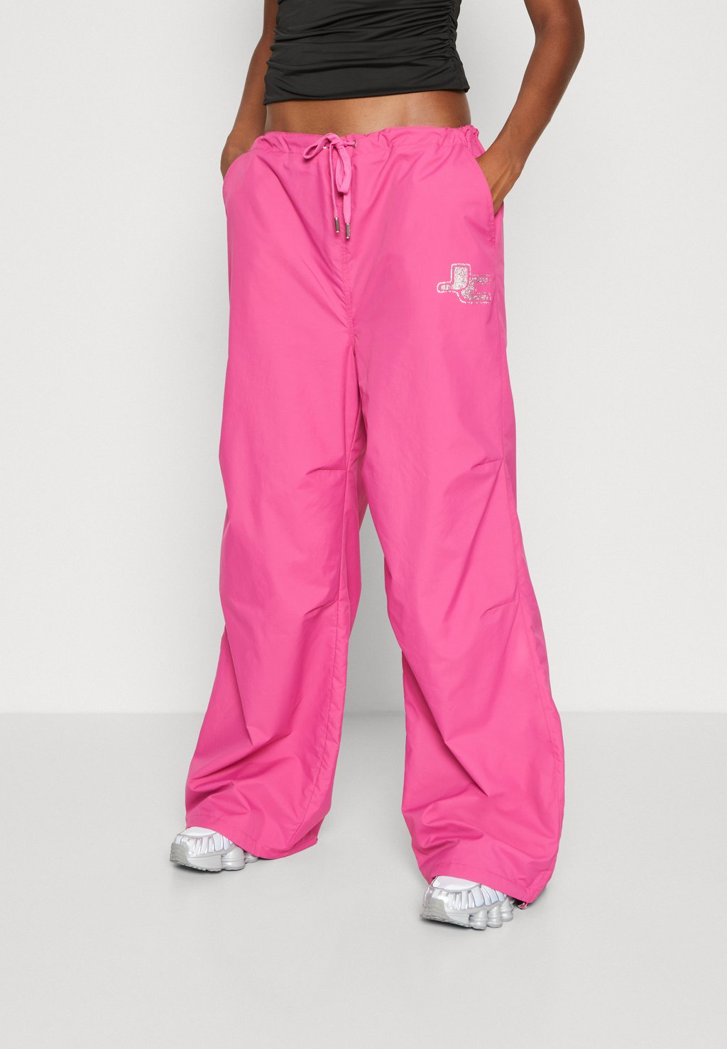 Спортивные брюки Jesse Parachute Pants Juicy Couture, цвет raspberry rose