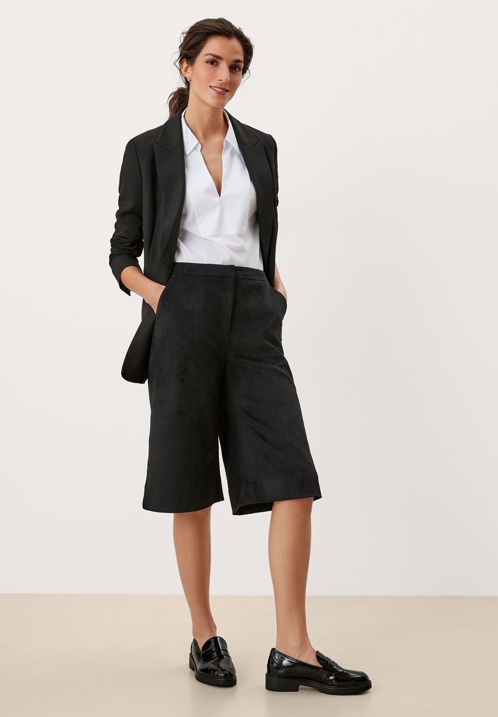 

Тканевые брюки s.Oliver BLACK LABEL, черный