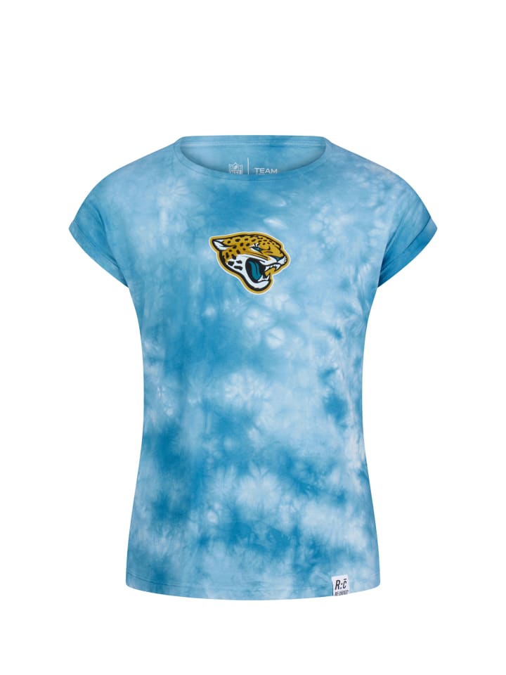 

Футболка Recovered T shirt NFL Jaguars, цвет aqua tie-dye