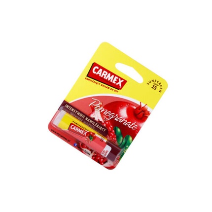 Увлажняющий бальзам для губ стик Гранат Spf 15 4,25 г, Carmex carmex бальзам для губ для ежедневного ухода spf 15 ассорти 3 упаковки 0 15 унции 4 25 г каждая