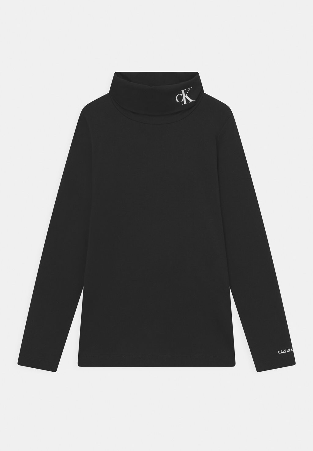 

Футболка с длинным рукавом Monogram Roll Neck Calvin Klein Jeans, черный