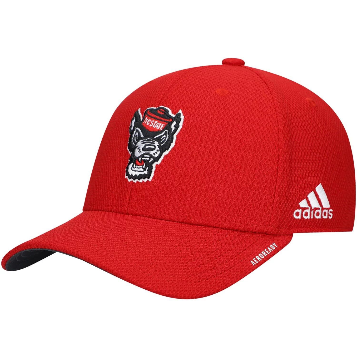 

Мужская кепка adidas Red NC State Wolfpack 2021 Sideline Coaches AEROREADY Flex Hat