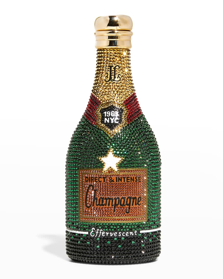 

Клатч Cheers с бутылкой шампанского и кристаллами Judith Leiber Couture