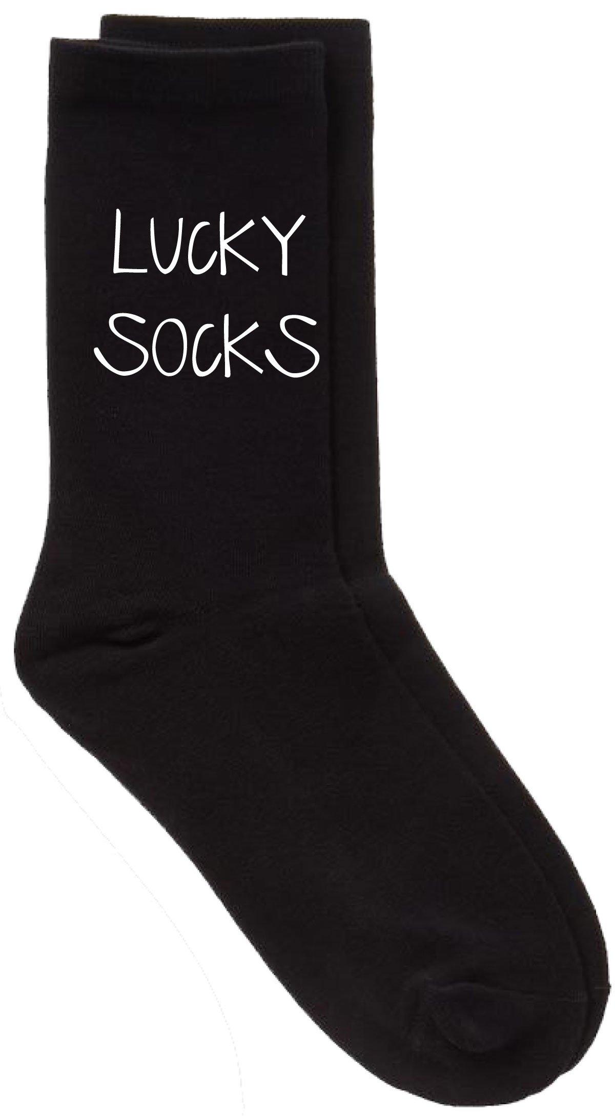 Lucky Socks Черные носки до середины икры Подарочные носки 60 SECOND MAKEOVER, черный подарочные носки