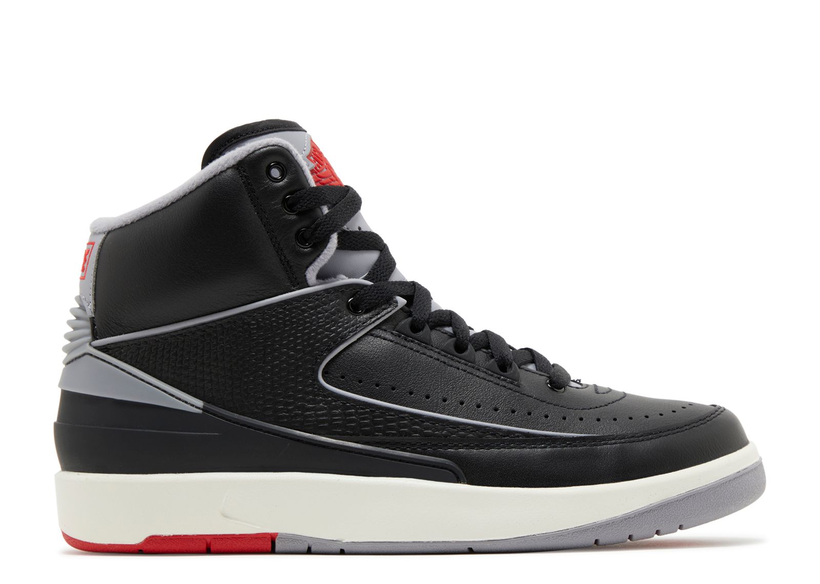 

Кроссовки Air Jordan Air Jordan 2 Retro Gs 'Black Cement', черный