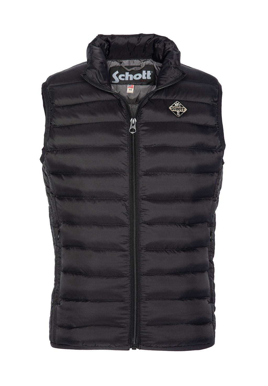 

Жилет Lightweight Sleeveless Puffer Schott, цвет noir