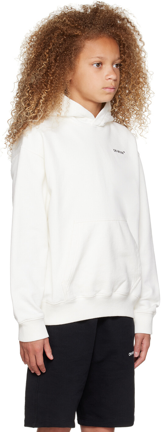 

Off-White Kids Белый худи Monster Arrow