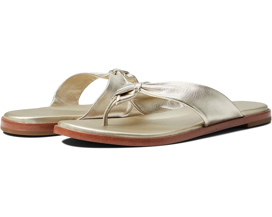 

Сандалии Cole Haan Fiona Thong Slide Sandal, цвет Soft Gold